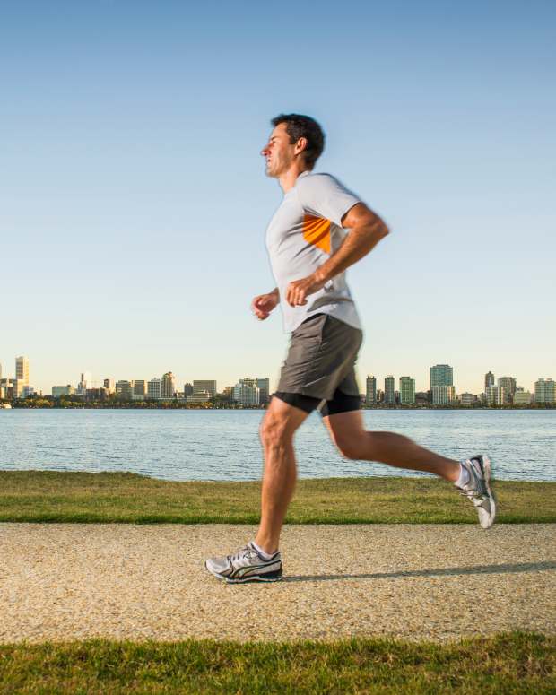 Boutique running shop shoes