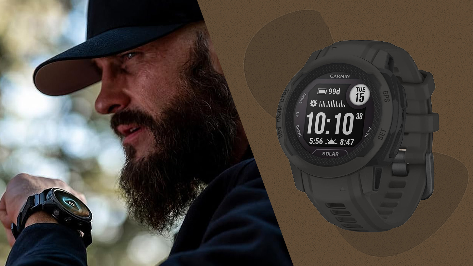 時計 Garmin Instinct 2S Graphite Instinct 2S - Hybrid Rugged GPS Wristwatch (Graphite