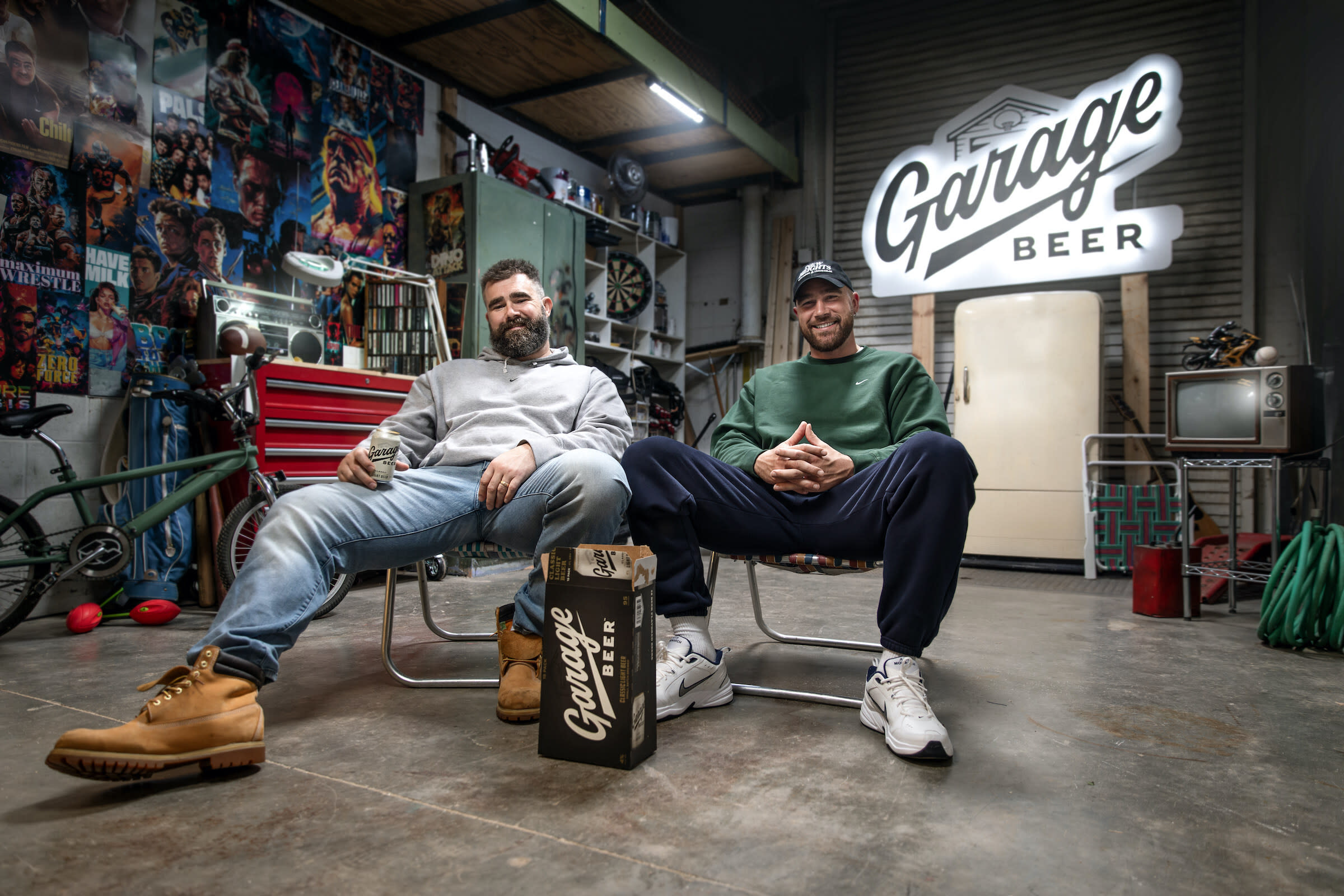 Travis and Jason Kelce's Garage Beer Brand Now Worth $200 Million - Men's  Journal