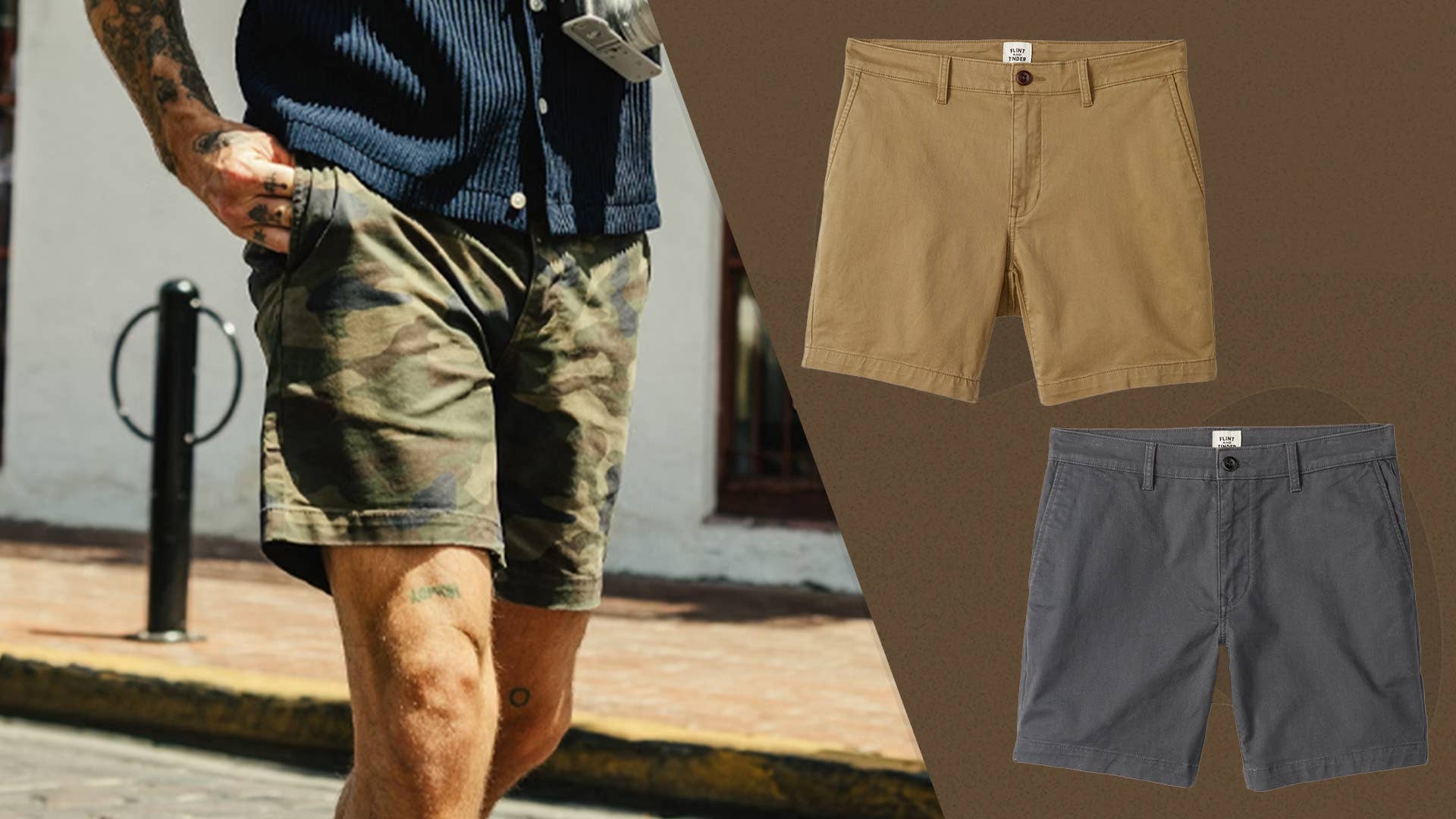 Flint And Tinder Men's 365 Shorts - 5" Inseam, Stretch Comfort, Charcoal, Size 32