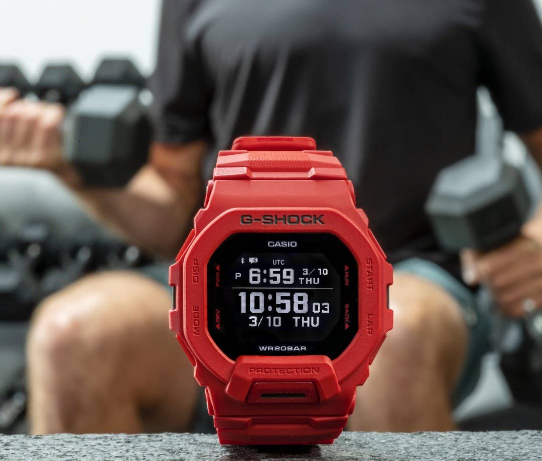 Review: G-SHOCK MOVE Burning Red Series Watches | Men's Journal