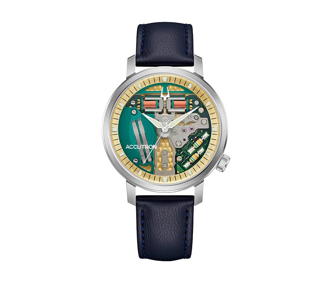 Montre Vintage Bulova Accutron Spaceview – Années 70 – Mouvement à Diapason – Cadran Ouvert