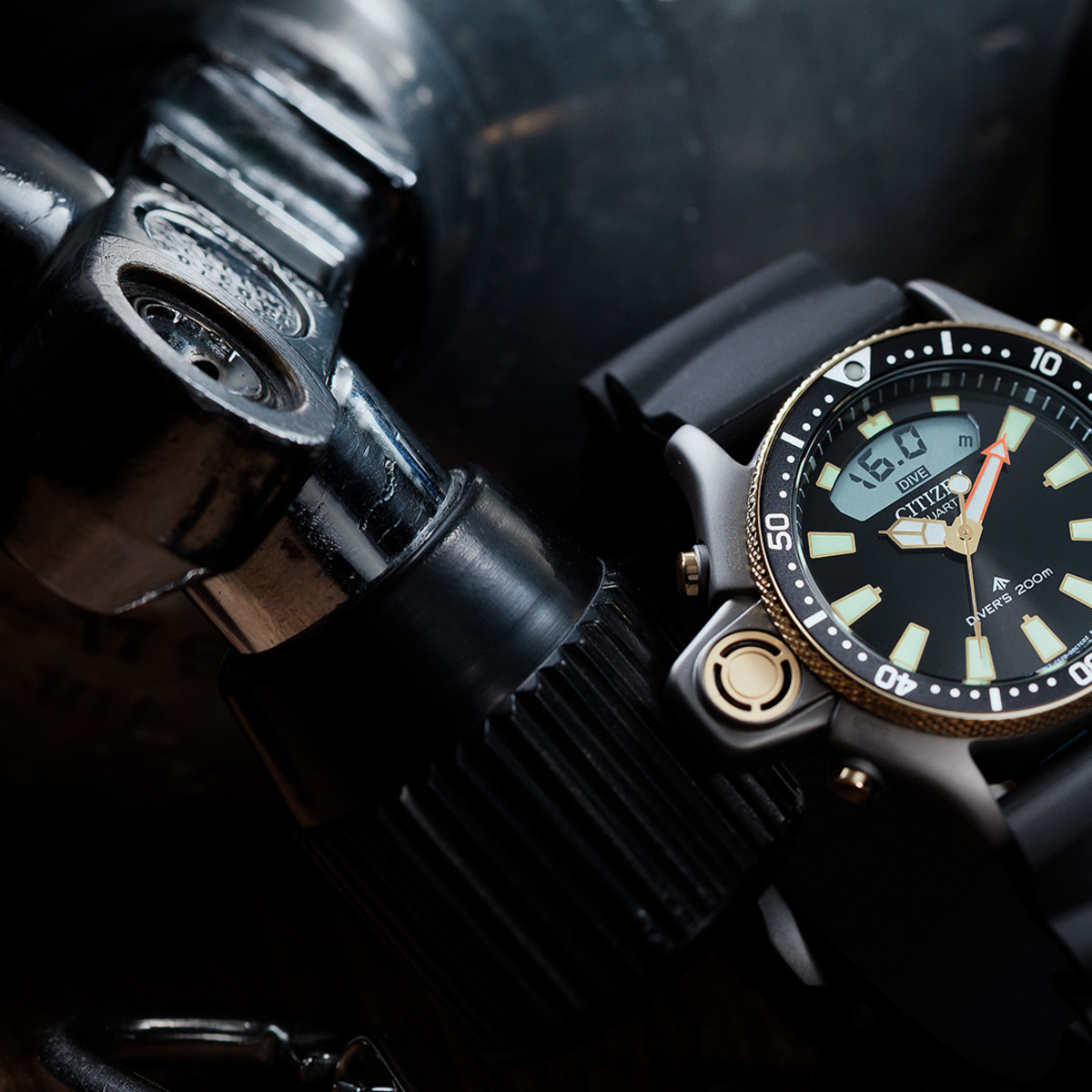 美品 CITIZEN C500 海猿 ダイバーズウォッチ アナデジ アクアランド 1994 Citizen Aqualand Promaster Ref C500-Q00125 TA Watch. | eBay