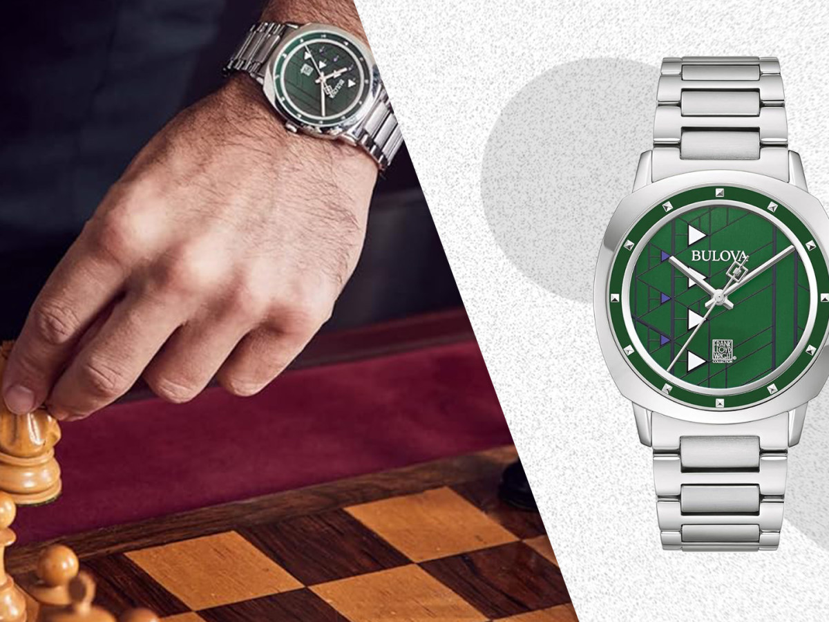 Frank Lloyd Wright フランクロイドライト置き時計 BULOVA C4881 Liberty 14