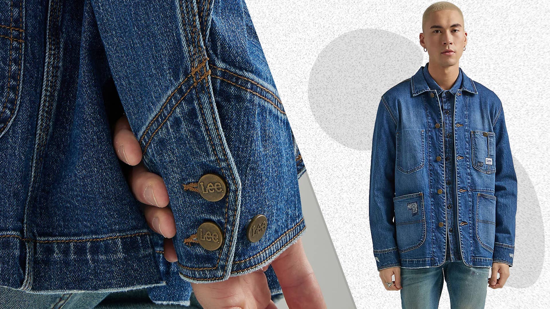 Chaqueta De Jean Clàsica Lec Lee Para Hombre LEC LEE