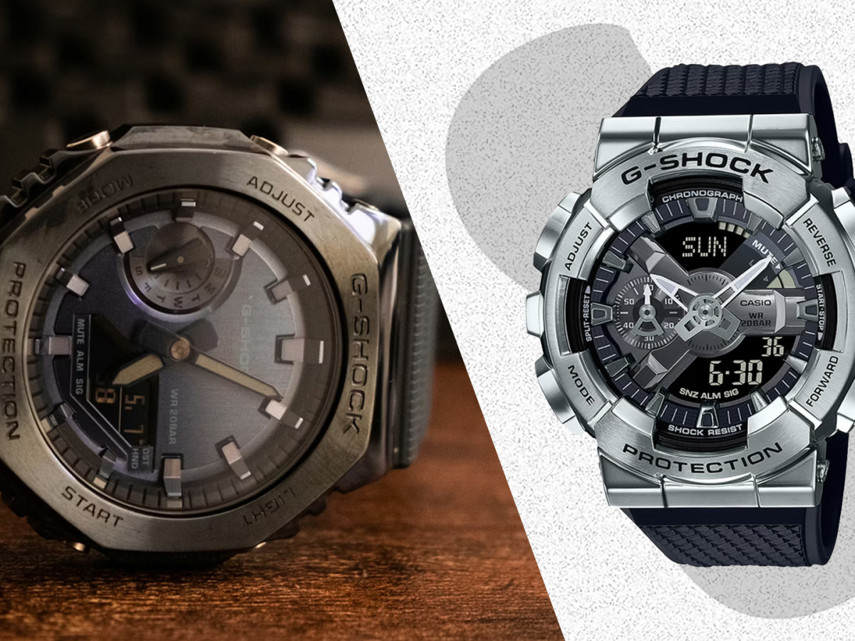 CASIO G-SHOCK ブラック/シルバー CASIO G-Shock Full Metal 'Black Silver' GMW-B5000-1