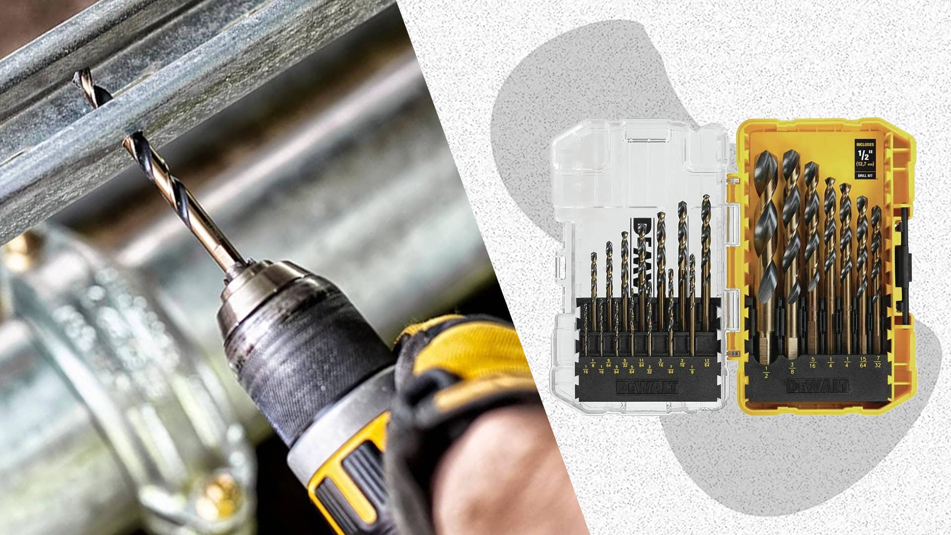 DEWALT Black Oxide Drill Bit Set, 20-Piece (DW1177