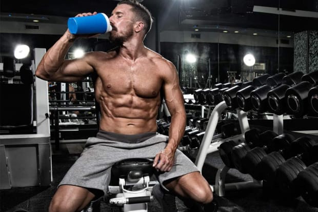 10 Ways to Build Muscle Faster 23 5 drink a shake during training