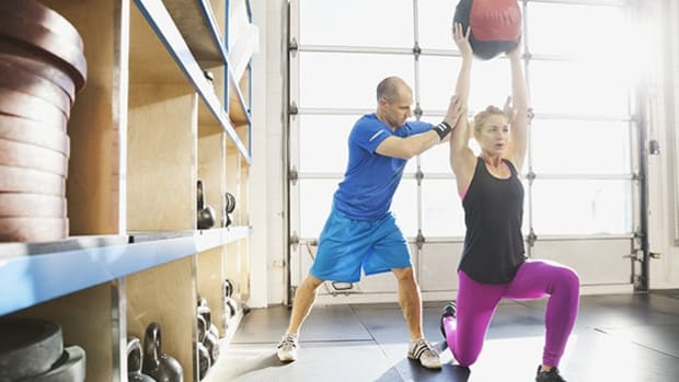 18 Great Cardio Workouts That Don't Require Running 45 medicine ball circuit