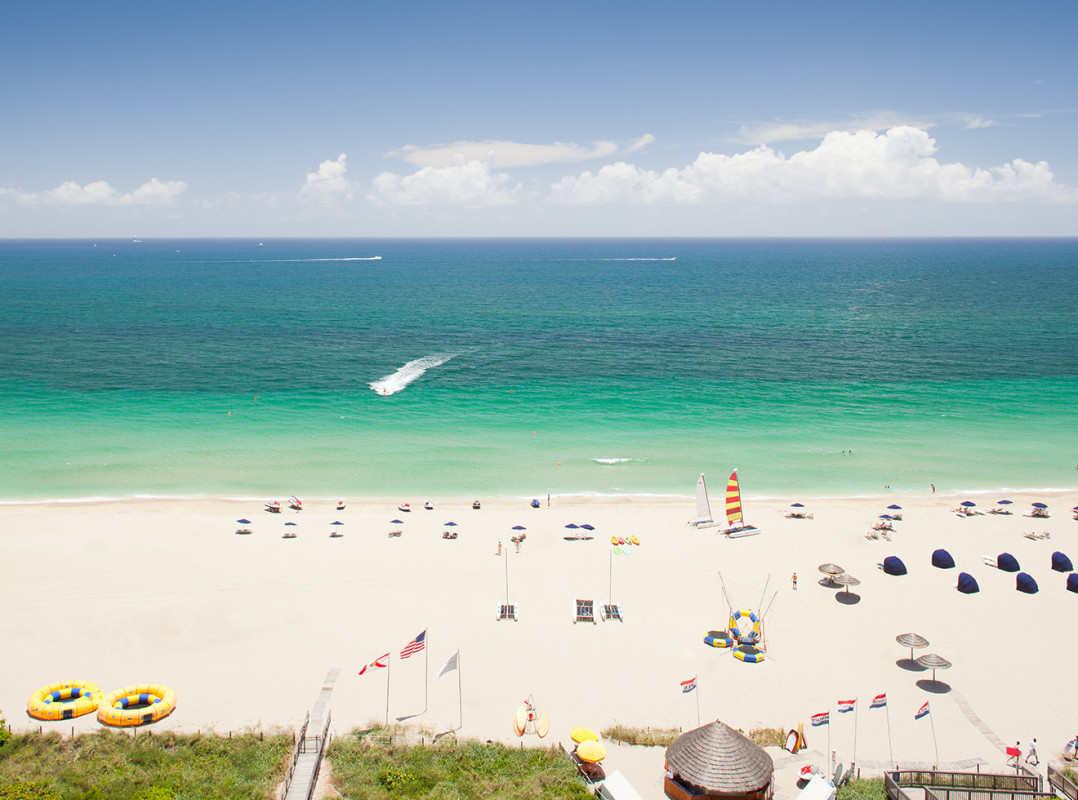 Fort Lauderdale beach where the tragic drowning occurred