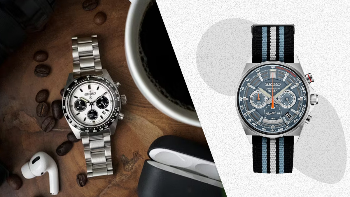 A 'Sturdy and Classy' Seiko Chronograph Watch That Shoppers Say Is an 'Everyday Favorite' Is Now Over $125 Off