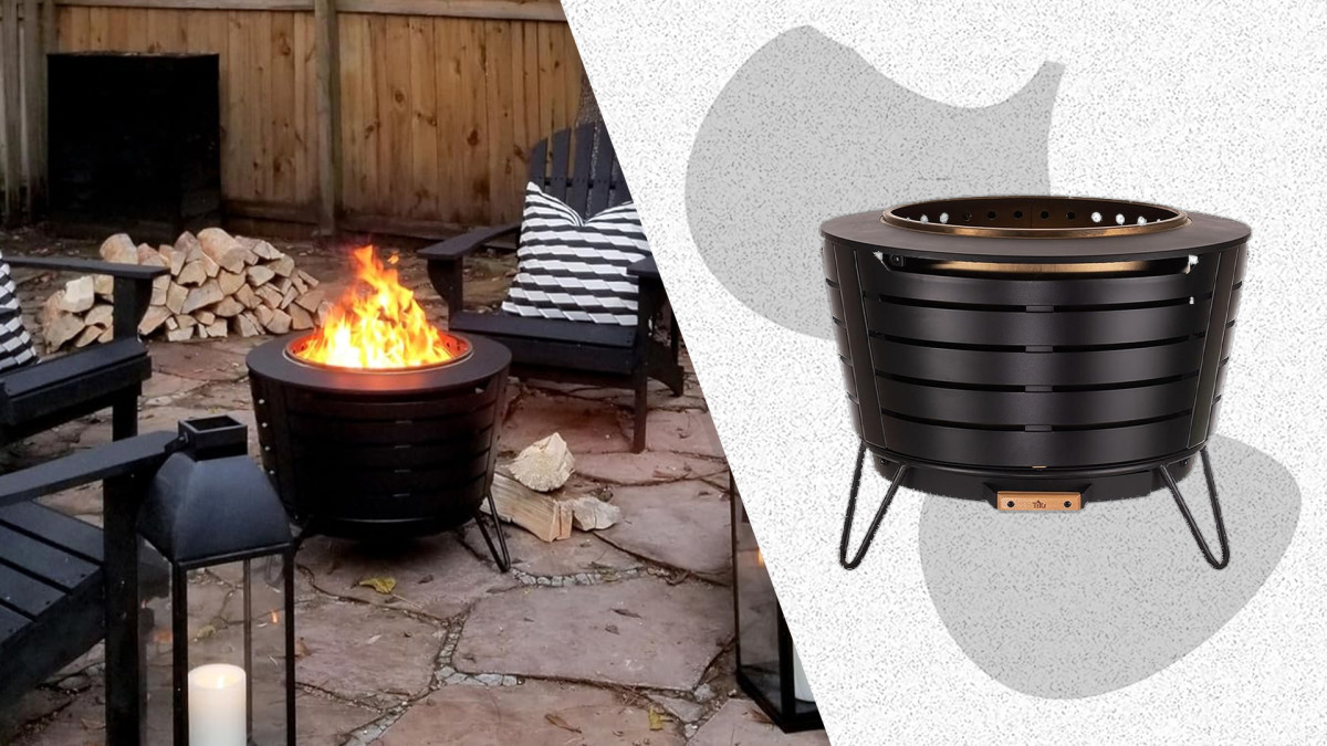 One of Amazon's Top-Rated Fire Pits That's 'Comparable to Solo Stove' Is $100 Off Right Now