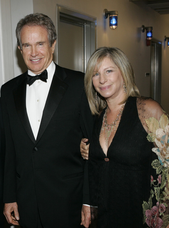 Warren Beatty and Barbra Streisand together