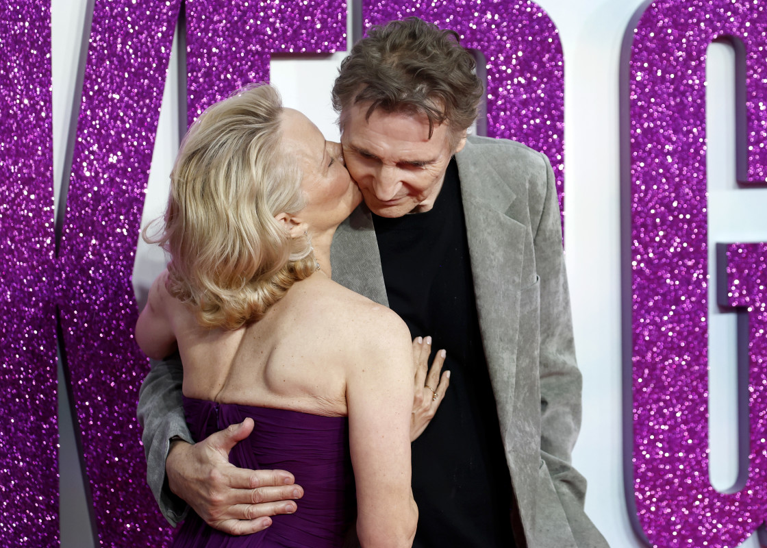 Liam Neeson, Pamela Anderson Make Rare Joint Appearance With Sons Amid Dating Rumors