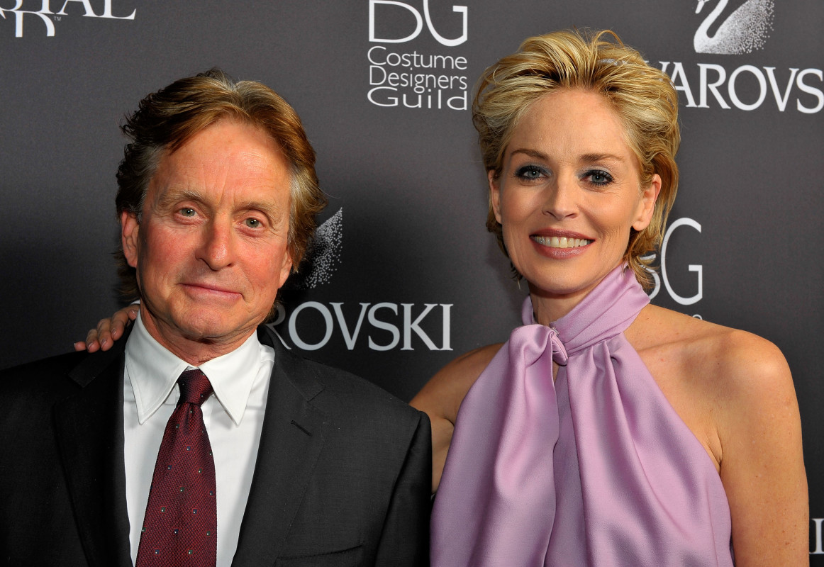 Michael Douglas Has Something to Say to Sharon Stone