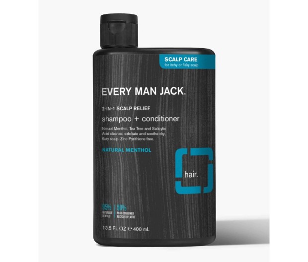 20 Best Men’s Shampoos for Dry Scalp 46 8 every man jack 2 in 1 anti dandruff shampoo conditioner