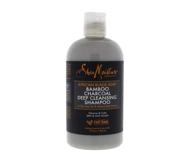 20 Best Men’s Shampoos for Dry Scalp 55 17 sheamoisture african black soap bamboo charcoal deep cleansing