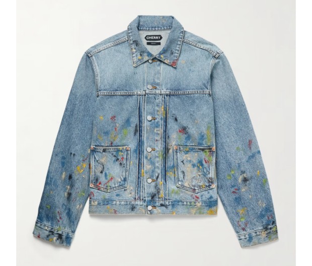 The Best Men's Denim Jackets of 2023 51 13 cherry la paint splattered denim jacket