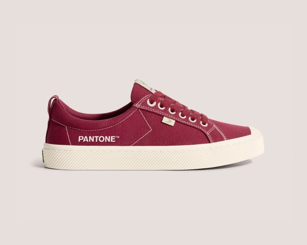 This Celebrity-Loved Sneaker Dropped Three New Fall Colors for Just $89 13 cariuma pantone ruby wine