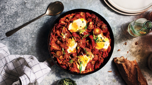 Sausage Shakshuka 1 sausageshakshuka