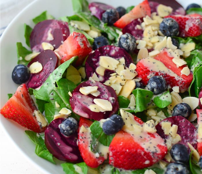Beet and Berry Salad Men's Journal