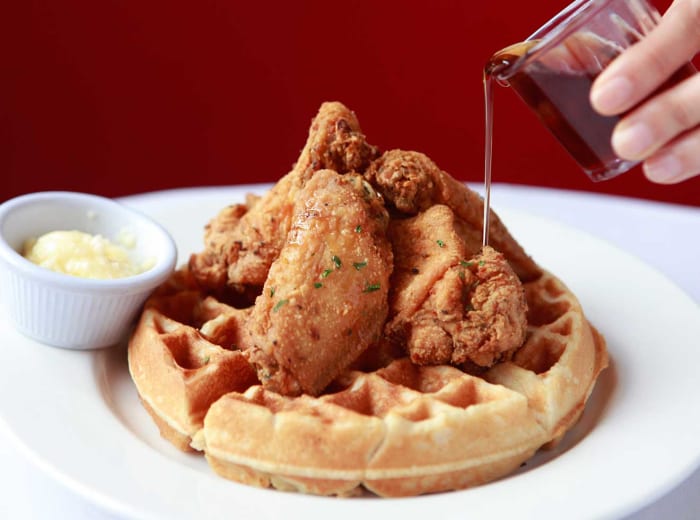 where can you get chicken and waffles