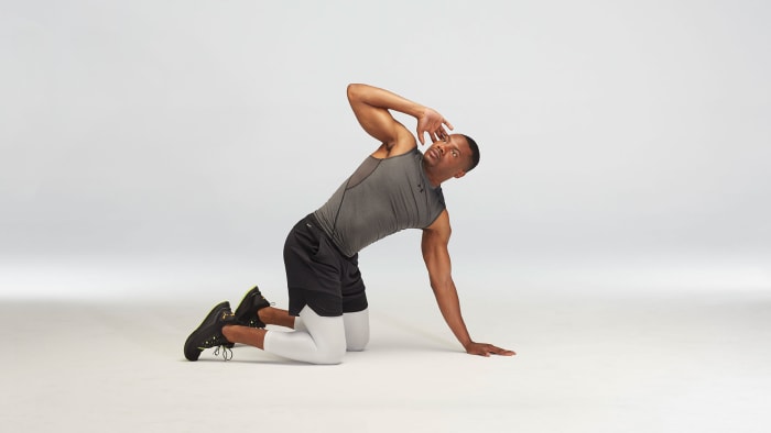 T-Spine rotation stretch