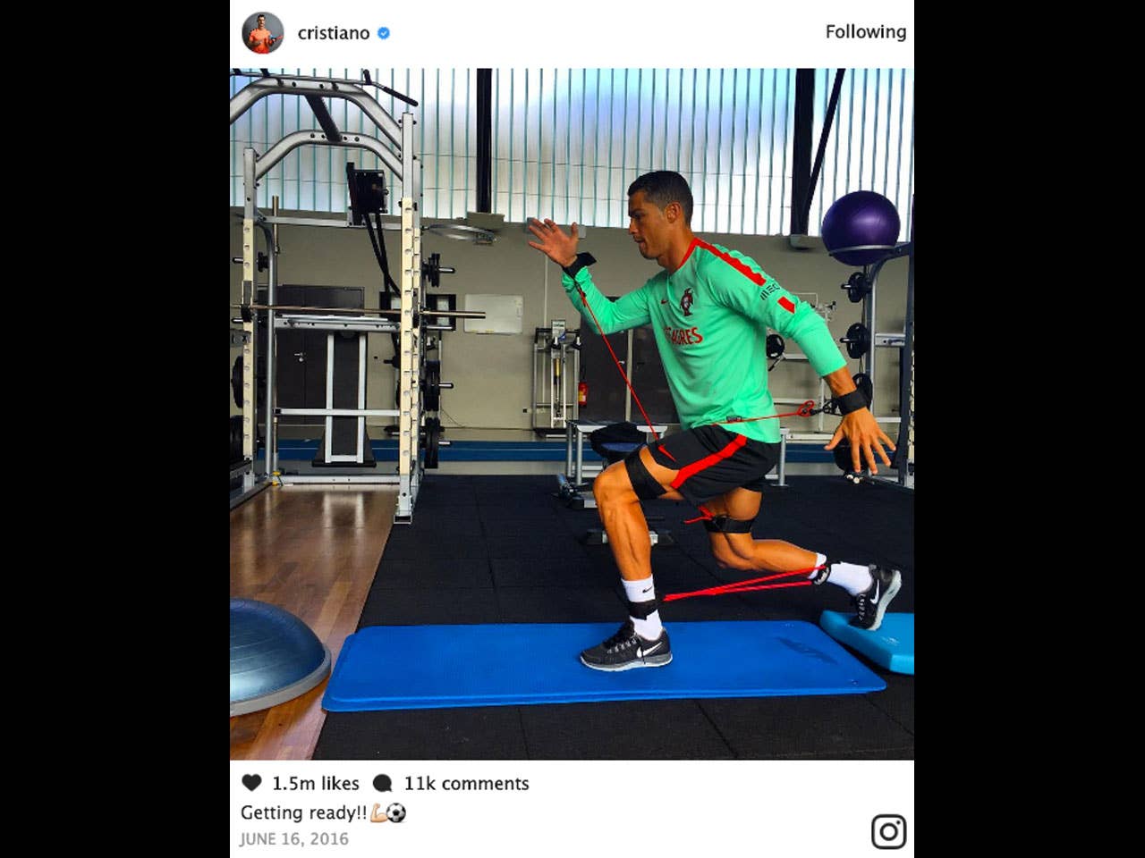Cristiano Ronaldo s 21 Most Shredded Instagram Workout Photos Men s Cristiano Ronaldo s 21 Most Shredded Instagram Workout Photos Men s