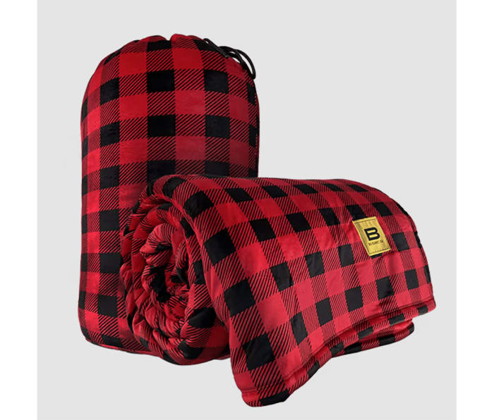 Bundle up Under This Sherpa Stretch Blanket With Your Valentine Men's