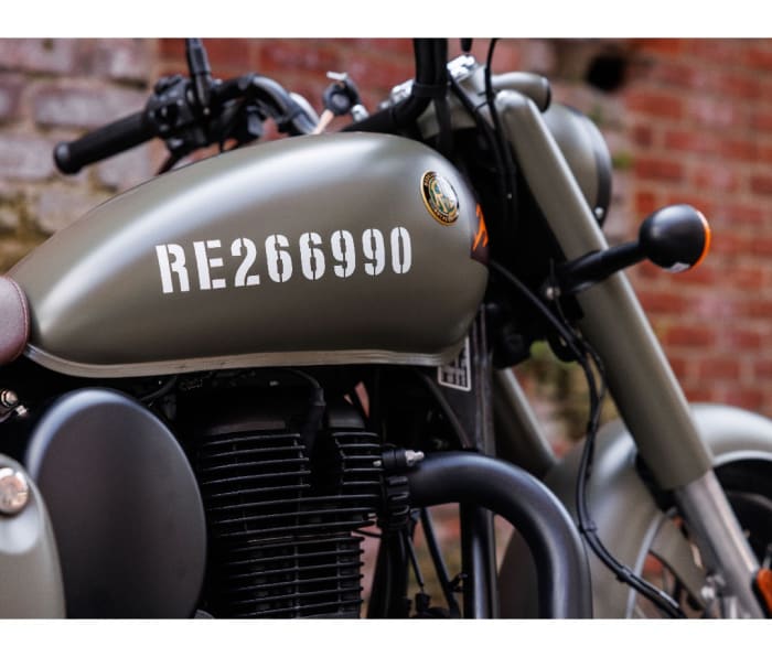 royal enfield classic 350 tank colours