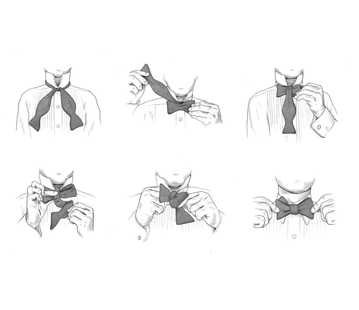 how to Tie a Bow Tie Men's Journal