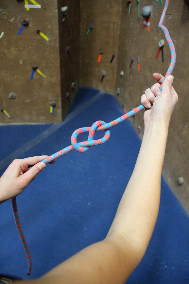 An introduction to tying yourself into a climbing harness Men's Journal