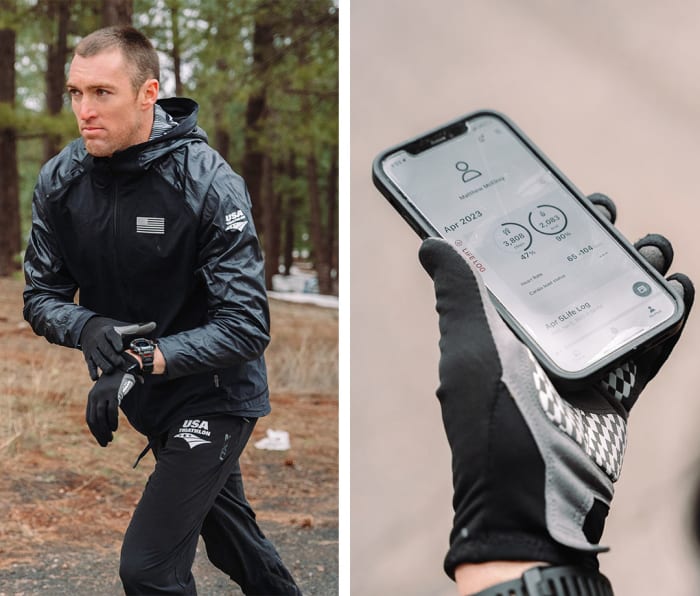 GSHOCK running metrics on app