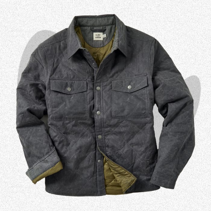 The Flint and Tinder Waxed Shirt Jacket Is Nearly 90 Off Men's Journal