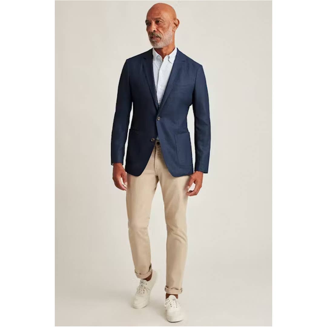 The Bonobos Jetsetter Unconstructed Italian Wool Blazer in Bright Navy is on sale right now at Bonobos