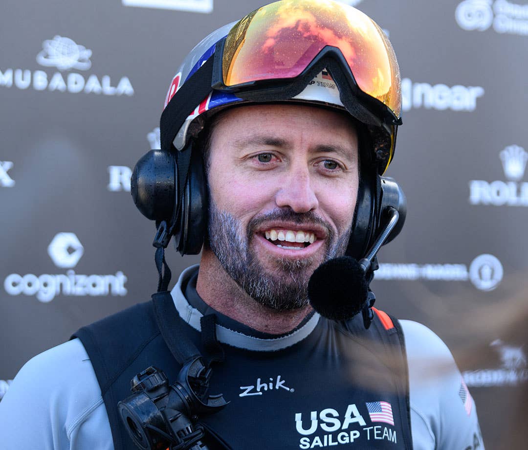 U.S. SailGP driver Taylor Canfield.