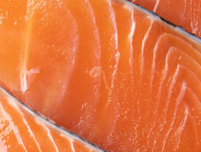 Viral Video Shows Worm Slithering in Costco Salmon Men's Journal