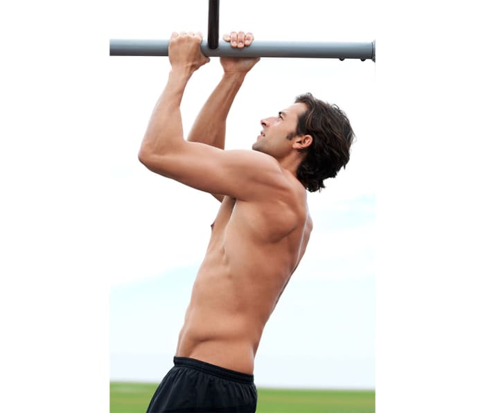 Tandem-Grip Pullup
