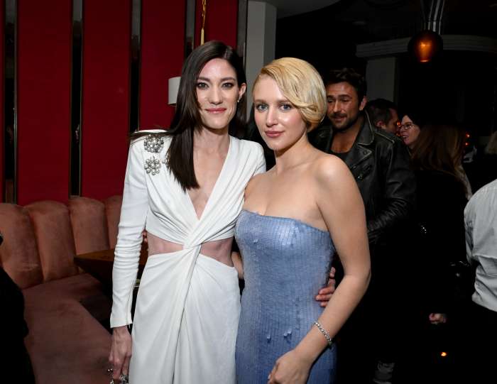 Jennifer Carpenter, Julia Schlaepfer, Brandon Sklenar at the Los Angeles Premiere of Paramount+ Series "1923" Season 2 held at Harmony Gold on February 19, 2025 in Los Angeles, California. (Photo by Gilbert Flores/Variety via Getty Images)
