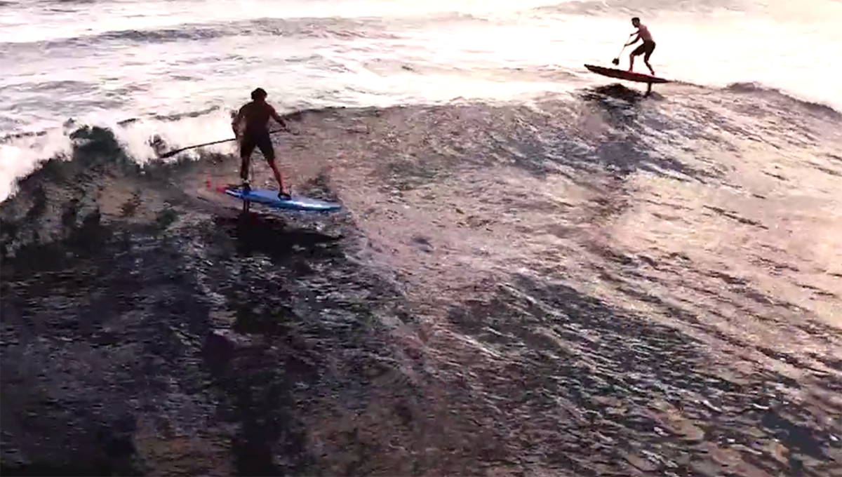 Laird Hamilton Goes SUP Foil Surfing Men's Journal