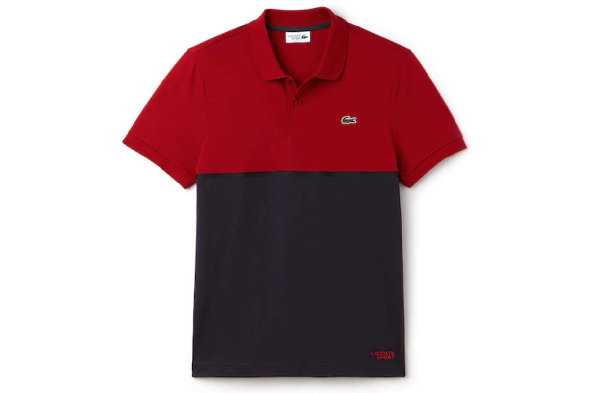 Short lacoste sales rouge et noir