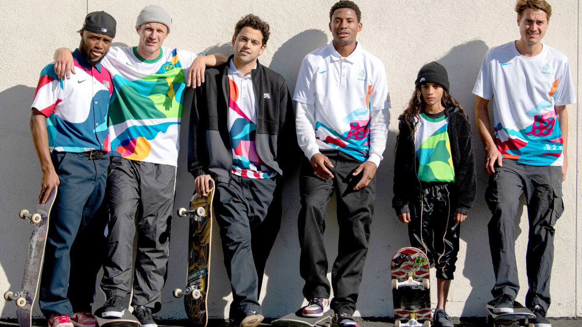 olympic skateboarding jerseys