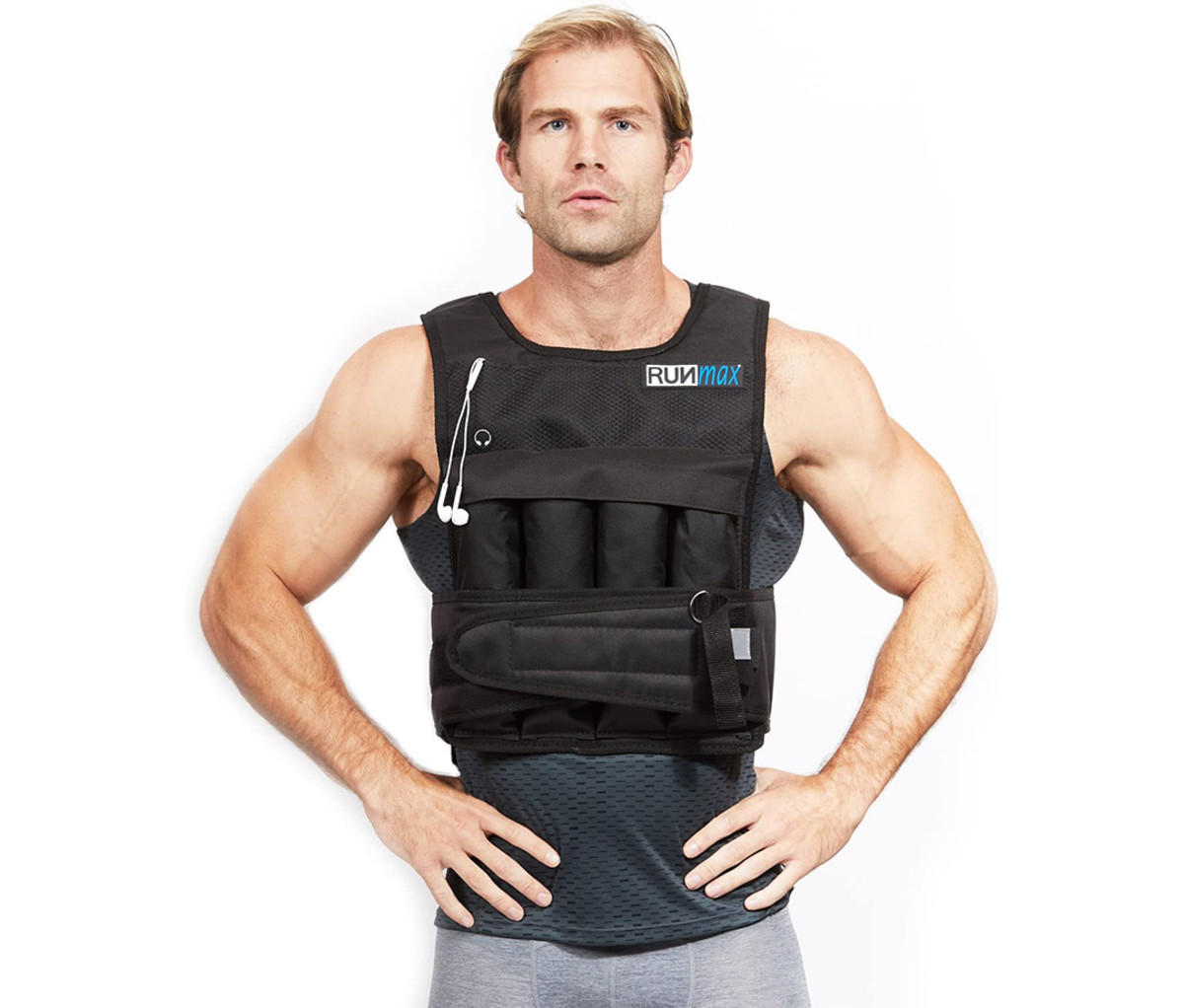 Go The Extra Mile With This RUNMax Adjustable Weighted Vest