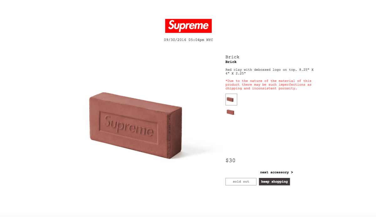 Supreme Brick