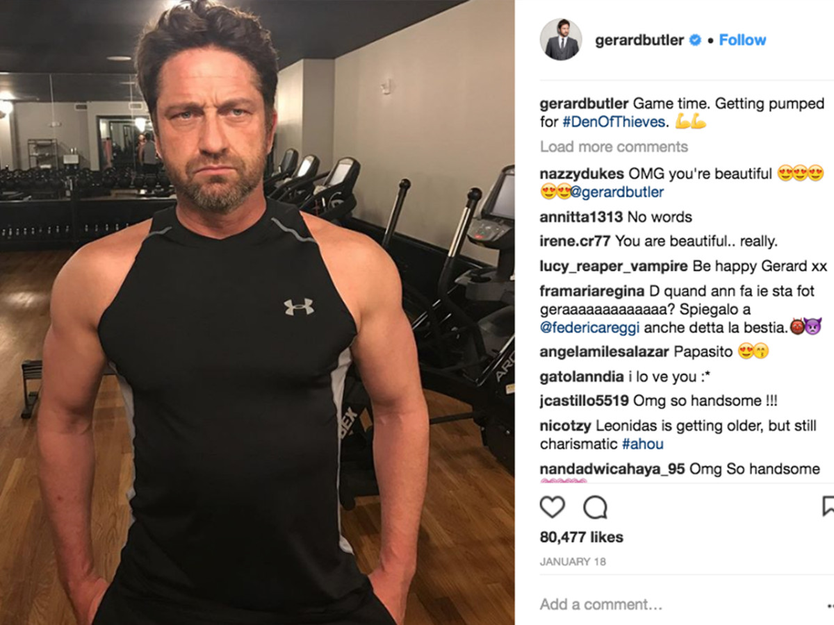 Gerard Butler s Most Badass Instagram Moments Men s Journal