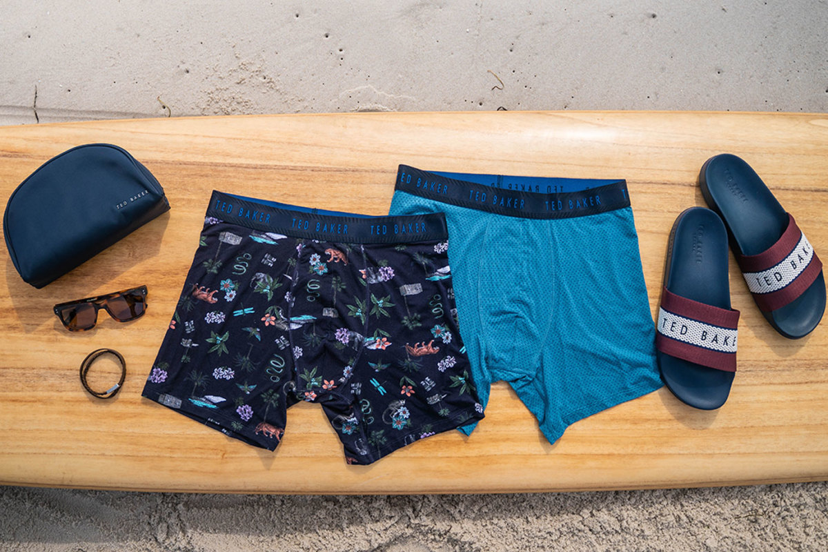 Surfer Sam Hammer Gears Up for a Day at the Beach With the New Ted Baker  Underwear Collection - Men's Journal