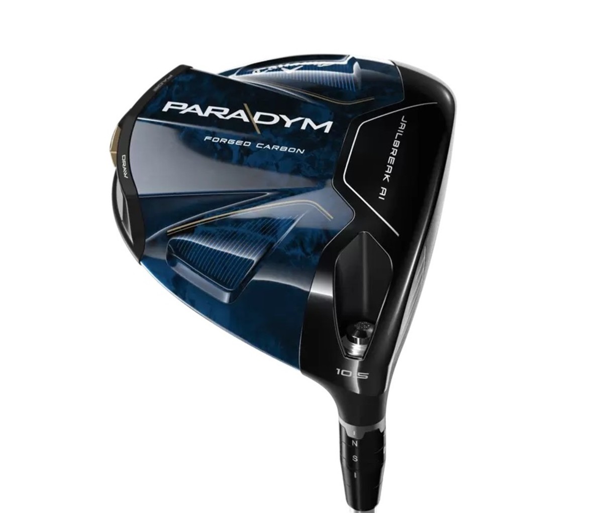 A Callaway Paradym driver head