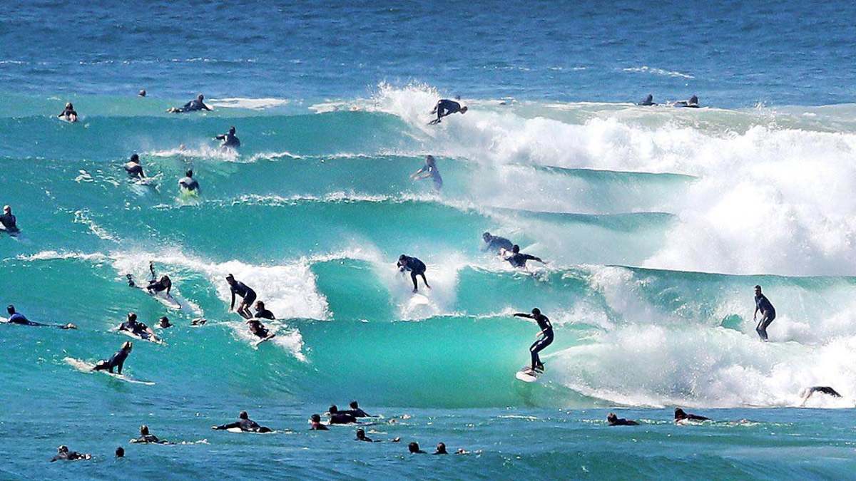 Video: Is This the Most Crowded Surf Spot Ever? - Surfer