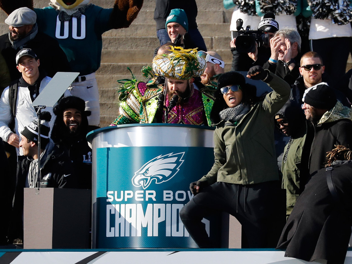 Jason Kelce worried about swearing in Eagles' Super Bowl parade speech