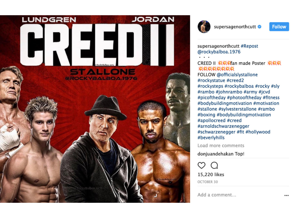 Sage Northcutt Wants Creed 2 Role as Ivan Dragos Son, Here's Photos of